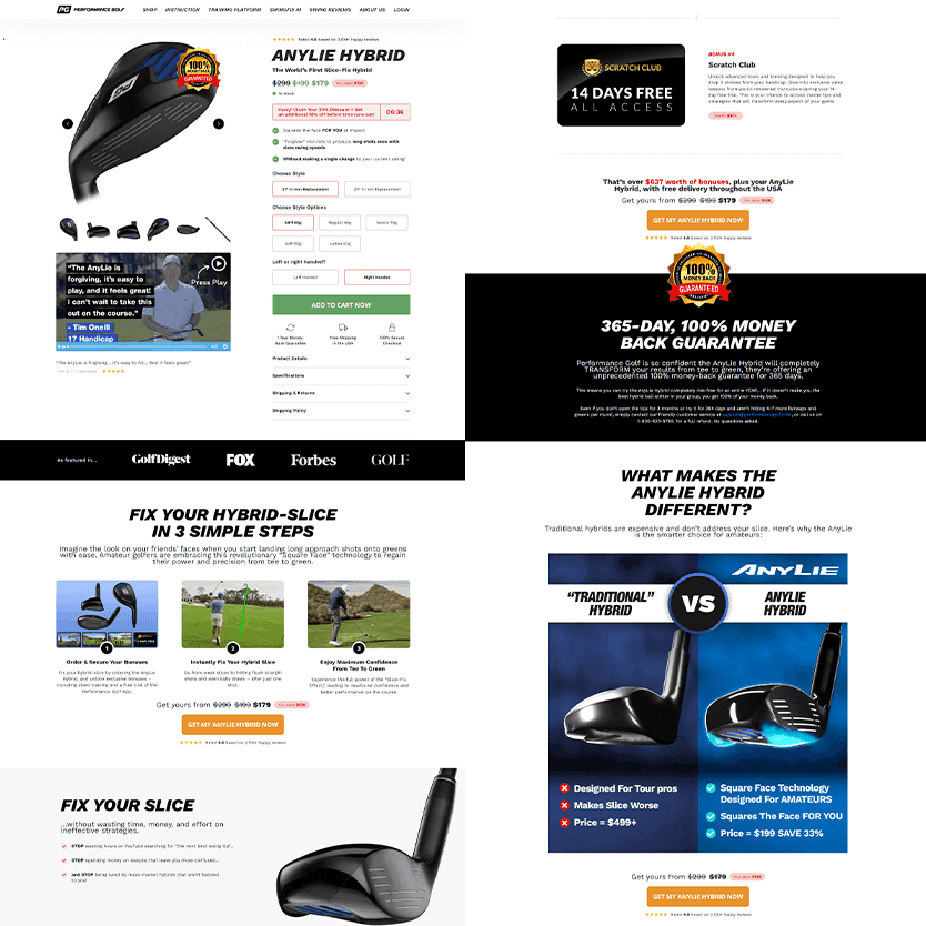 Digital Marketing Funnels - sales page design