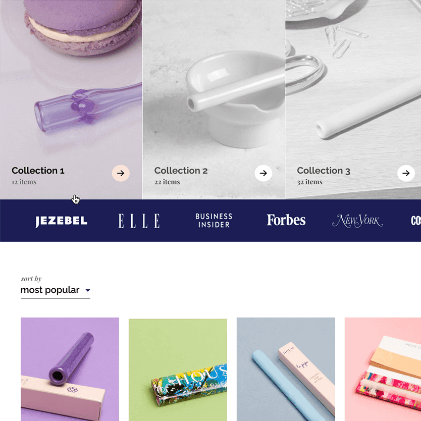 House of Puff - eCommerce shop design