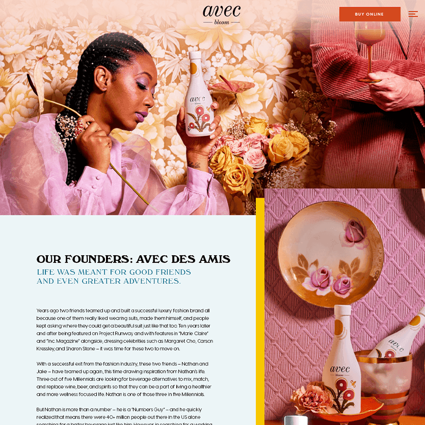 Maison Bloom - online shop design