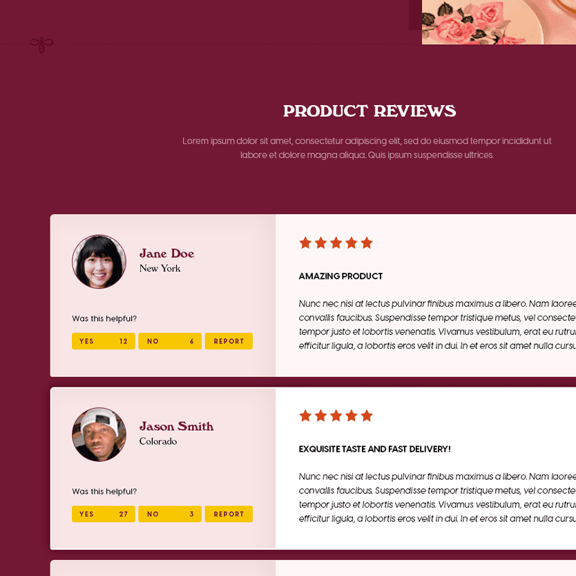 Maison Bloom - eCommerce interface