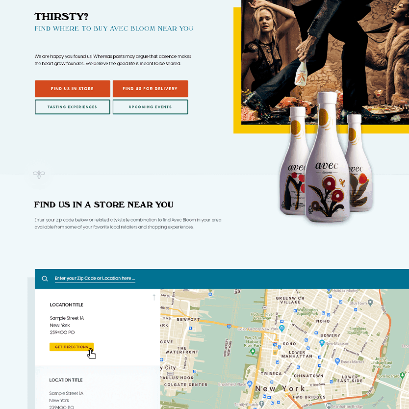 Maison Bloom - product pages