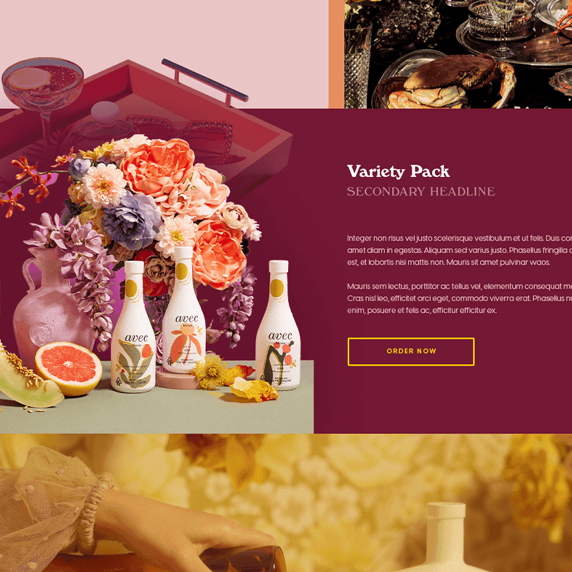 Maison Bloom - checkout design