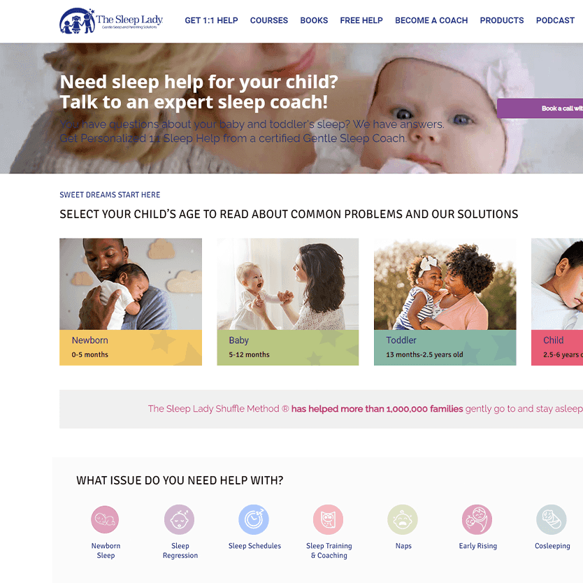 The Sleep Lady - coaching platform